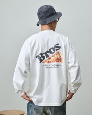 Print Drop Shoulder Cut Sew 　x00844