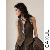 Melange Brown Vest