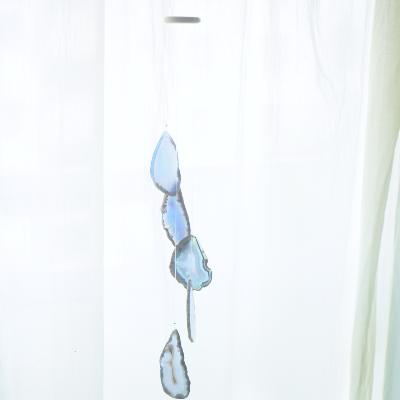 Blue Dream - アゲートヒーリングチャイム / Agate Sun Catcher Wind Chime 006