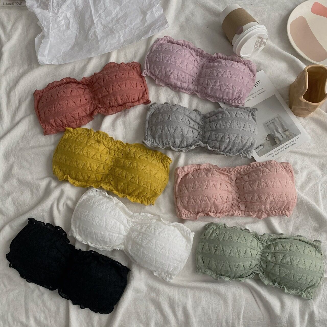 ストラップレストップス サマーバックブラ 夏物 YY-ファッション18545320269