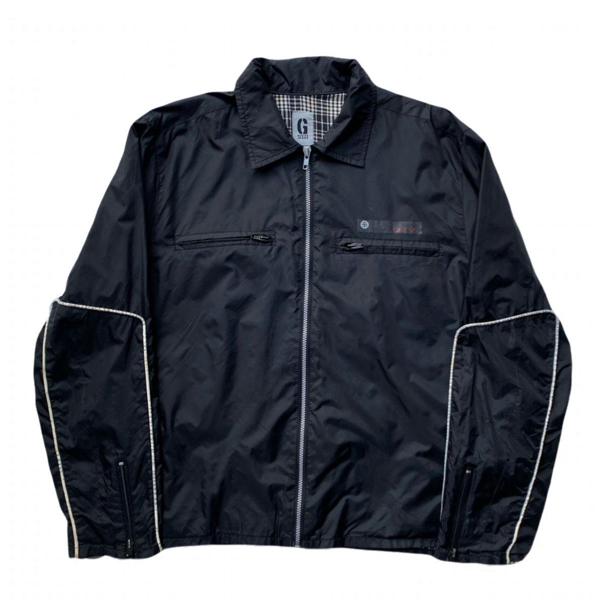 90's Vintage “GUESS JEANS” Nylon Riders Jacket | 放課後の思い出