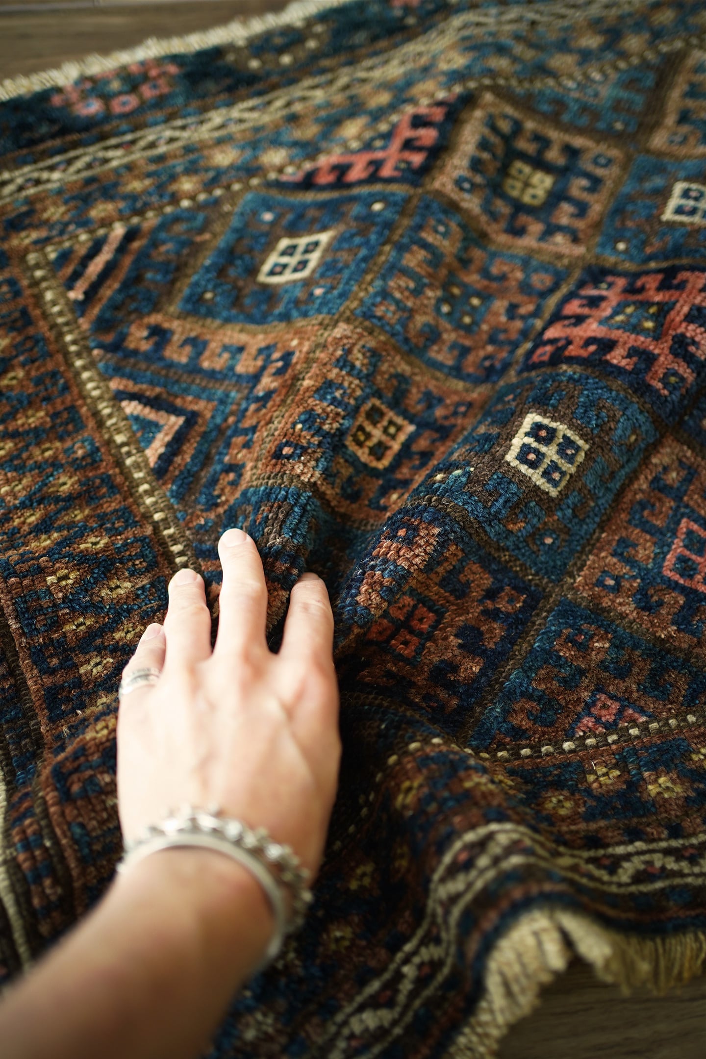 611】Antique Jaff kurd Bagface rug 1900's - 1920's | ヴィンテージ