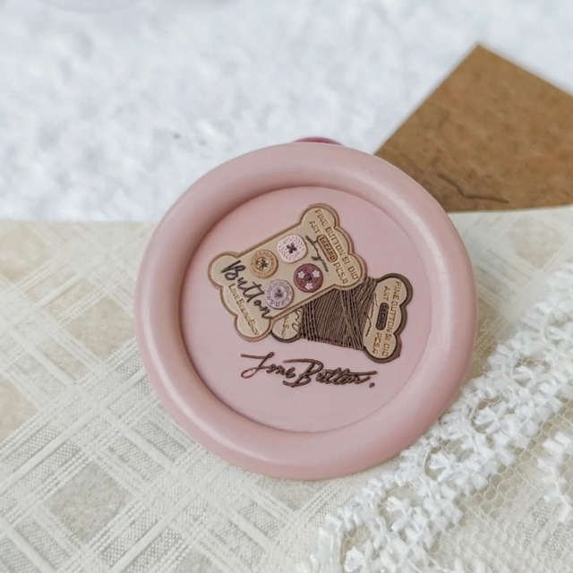 Wax seal stamp│Wonderful button【25mm】