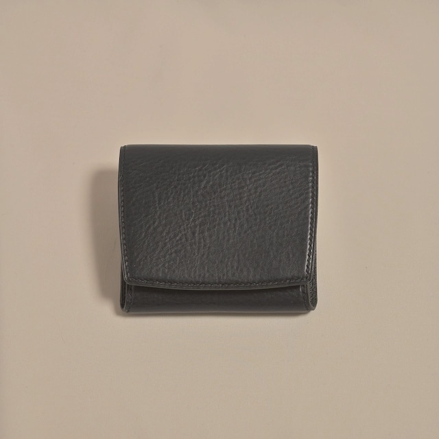 【受注生産】BFW01-navy-｜ 総手縫い・無双仕立ての本革二つ折り財布