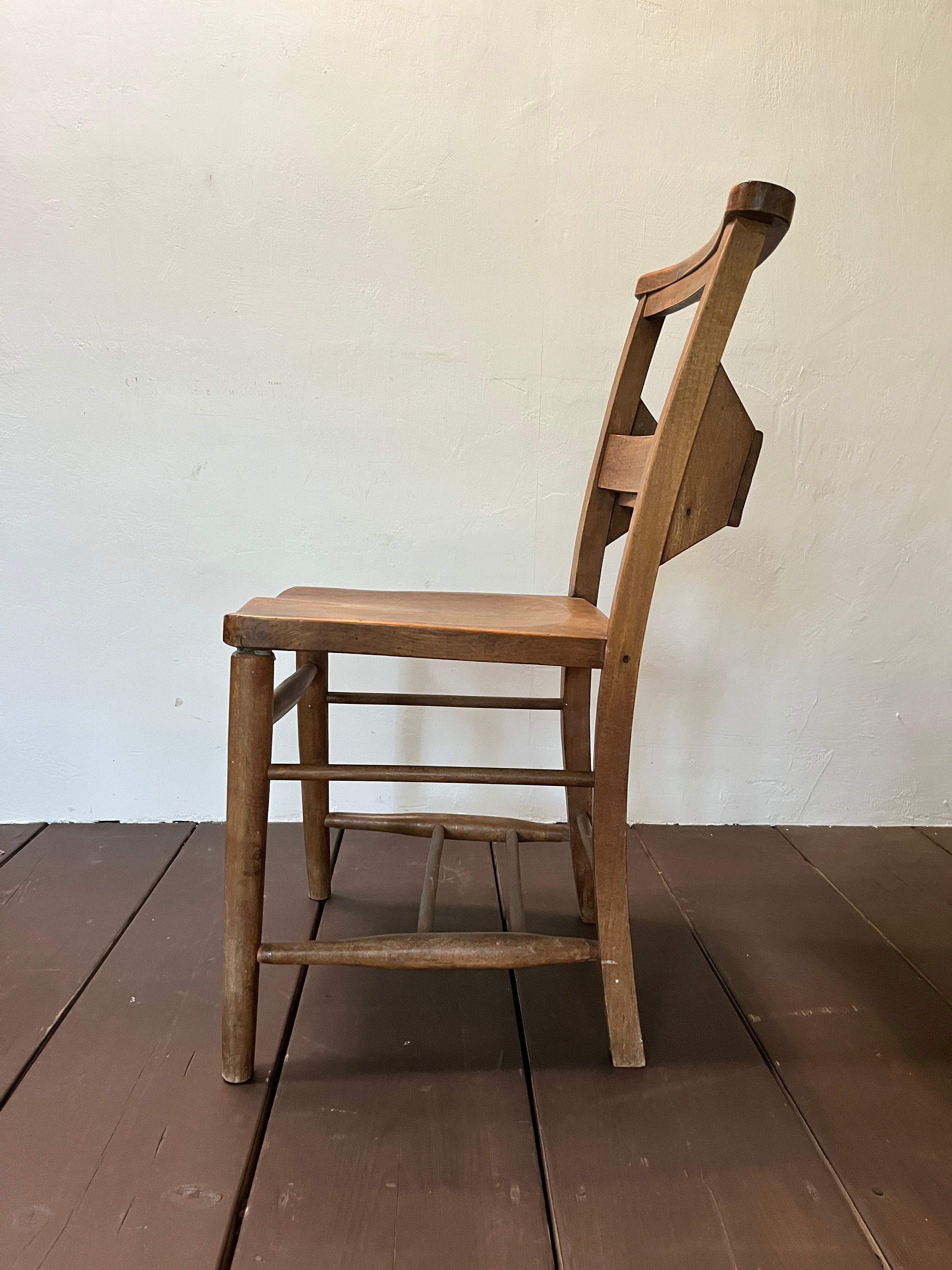 Antique church chair 1910-30's U.K＜イギリスアンティーク