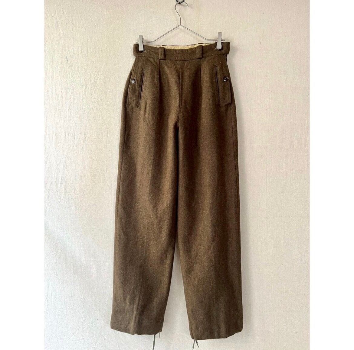 80s ヴィンテージ スラックス ツータック／古着 メンズ パンツ