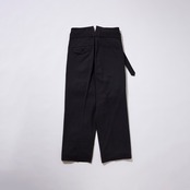 KUON / Single Pleated Belted Trousers