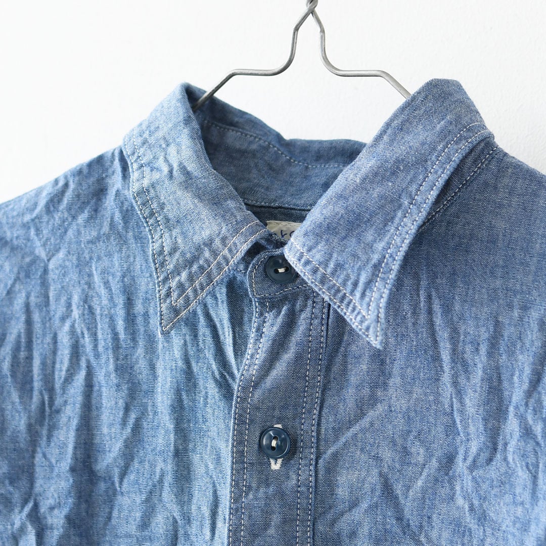 orslow [オアスロウ] CHAMBRAY SHIRTS BLUE [01-8070-84] シャンブレー