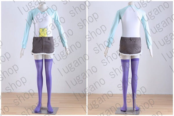 すーぱーそに子  迷彩バージョン　風   　コスプレ衣装+ショートブーツ　  ハロウィン　仮装パーティー　オーダメイドも対応可能 K3292b すーぱーそに子 迷彩バージョン 風 コスプレ衣装+ショート