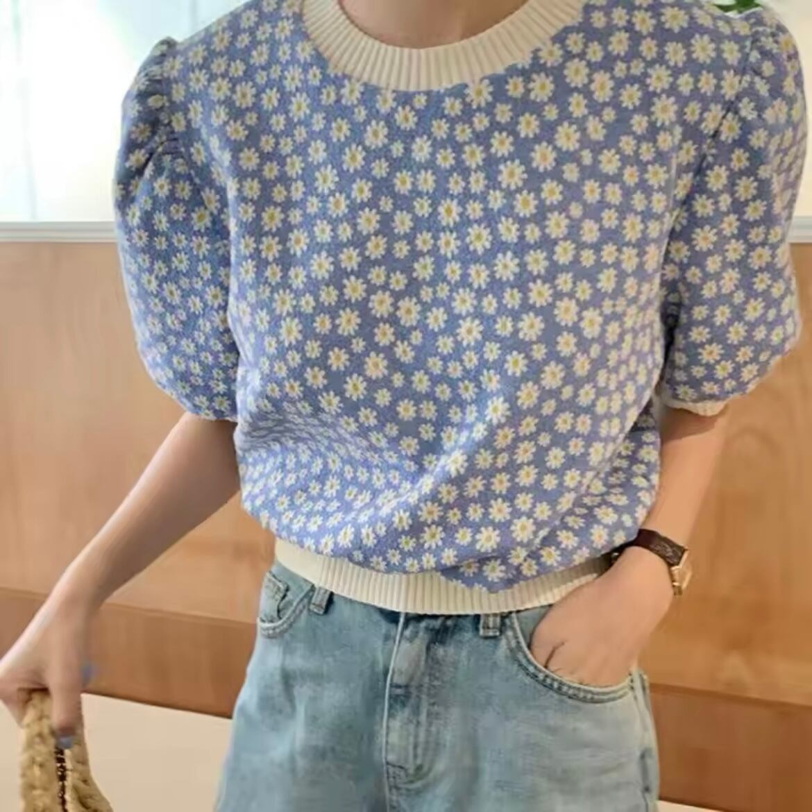 デイジーニットトップス