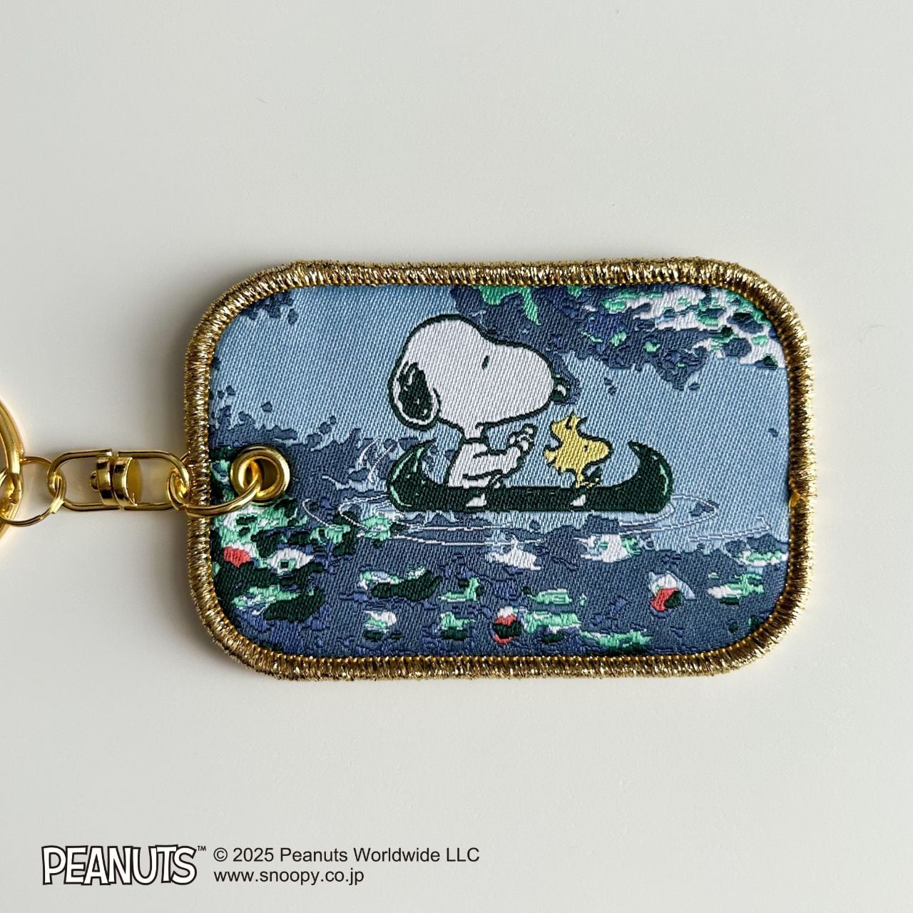 スヌーピー 刺繍キーホルダー モネ 睡蓮 | hmm, by 東京都美術館