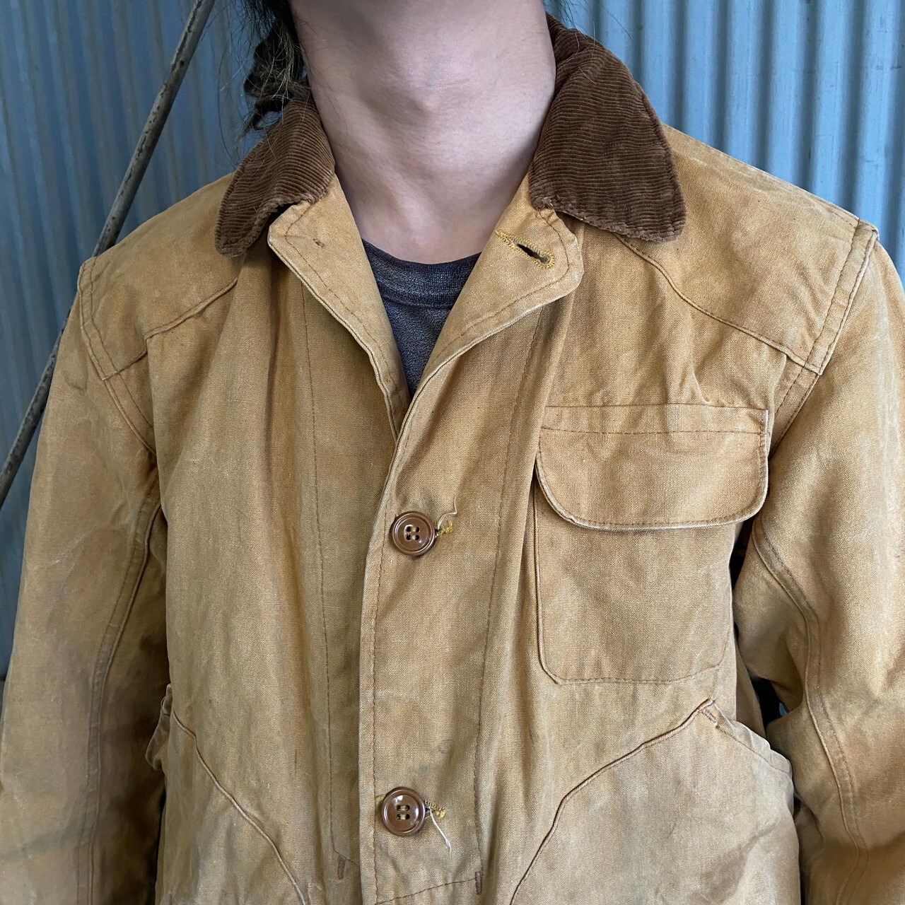 50〜60年代 WESTERN FIELD MONGOMERY WARD コーデュロイ襟 ダック地 