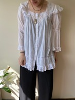1920s Antique Cotton Lace Blouse