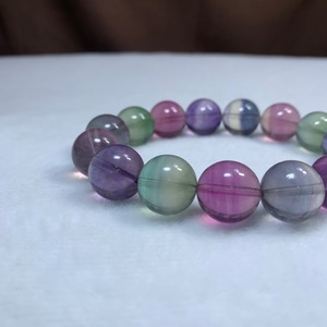 5.レア✩可愛いグラデーションフローライトブレスレット