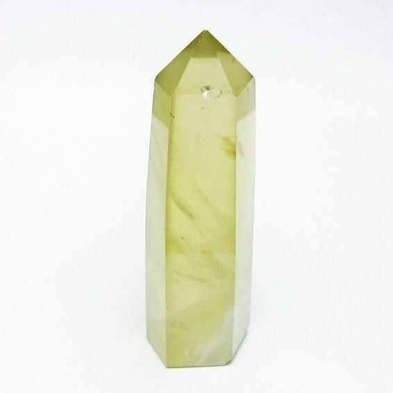 シトリンクォーツ 六角柱 シトリン ポイント 置物 一点物 142-10271