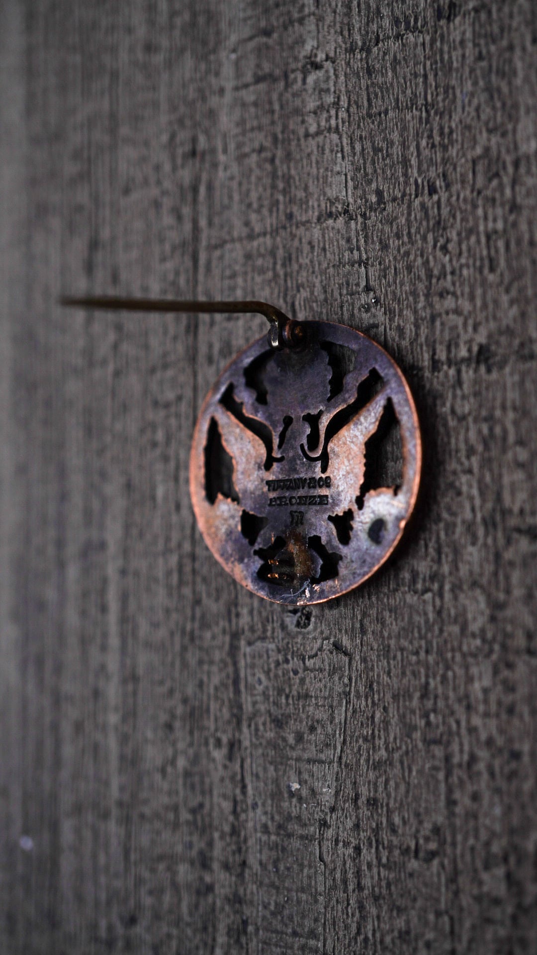 Tiffany&co. ヴィンテージ ブロンズ ミリタリー ボタン & ヘアゴム