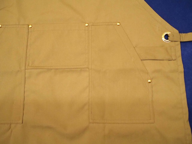 3ループ ワークエプロン ベージュ 単品