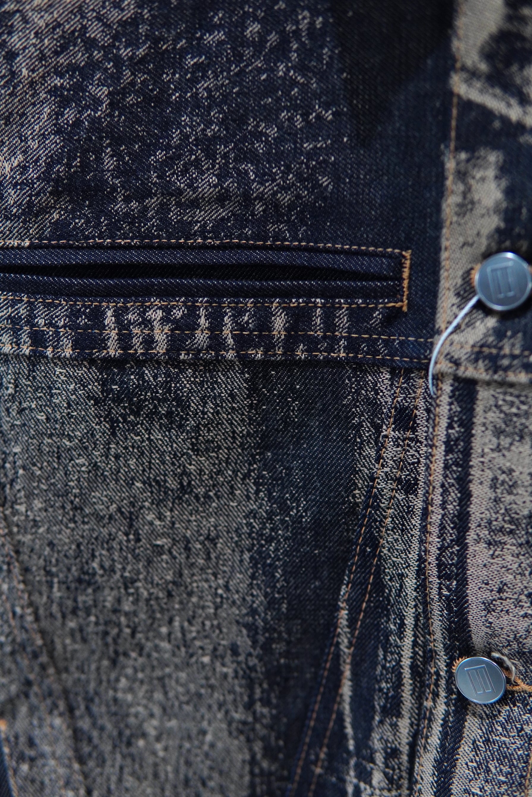 daisuke tanabe / x-ray jacuard denim jacket | POETRY