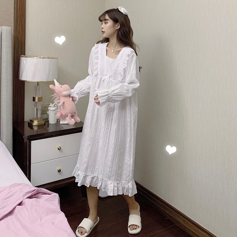 カラースプリングオータムスタイル ロング レース 大人ガーリー スウィート キュート カジュアル 春物 秋物 スクウェア 萌量不足96072982542