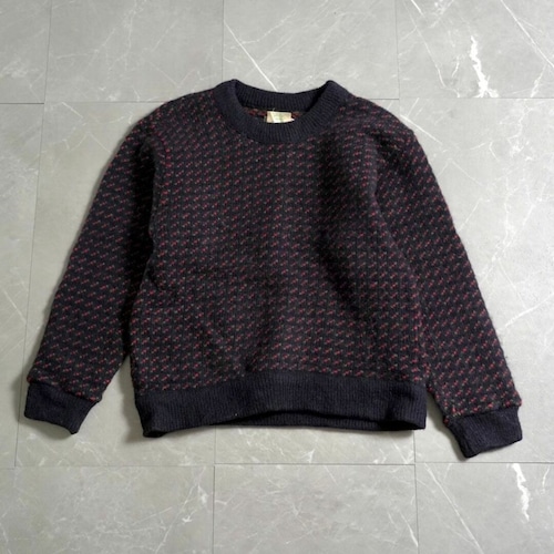 L.L.Bean Birds Eye Sweater S size セーター バーズアイ エルエルビーン 総柄 ニット L.L.Bean Birds Eye Sweater S size セーター バーズアイ エルエルビーン 総柄 ニット