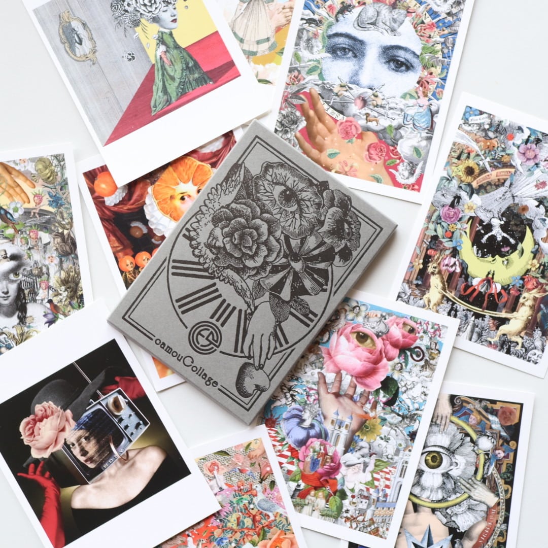 camou Collage Postcards (10pcs)