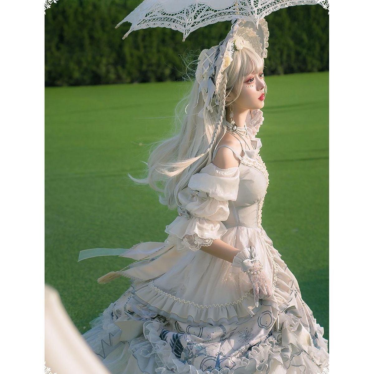 アンティーク　ヴィクトリアン　ドレス　セットアップ クラシックヴィクトリアンドレスセットアップ：ワンピース | Maiden's Rêve