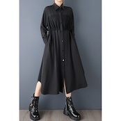 パンチング レース ドローストリング ワンピース 00280