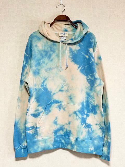 タイダイページ タイダイ染め 長袖Tシャツ XLサイズ カラフル ムラ染め HIPPIES