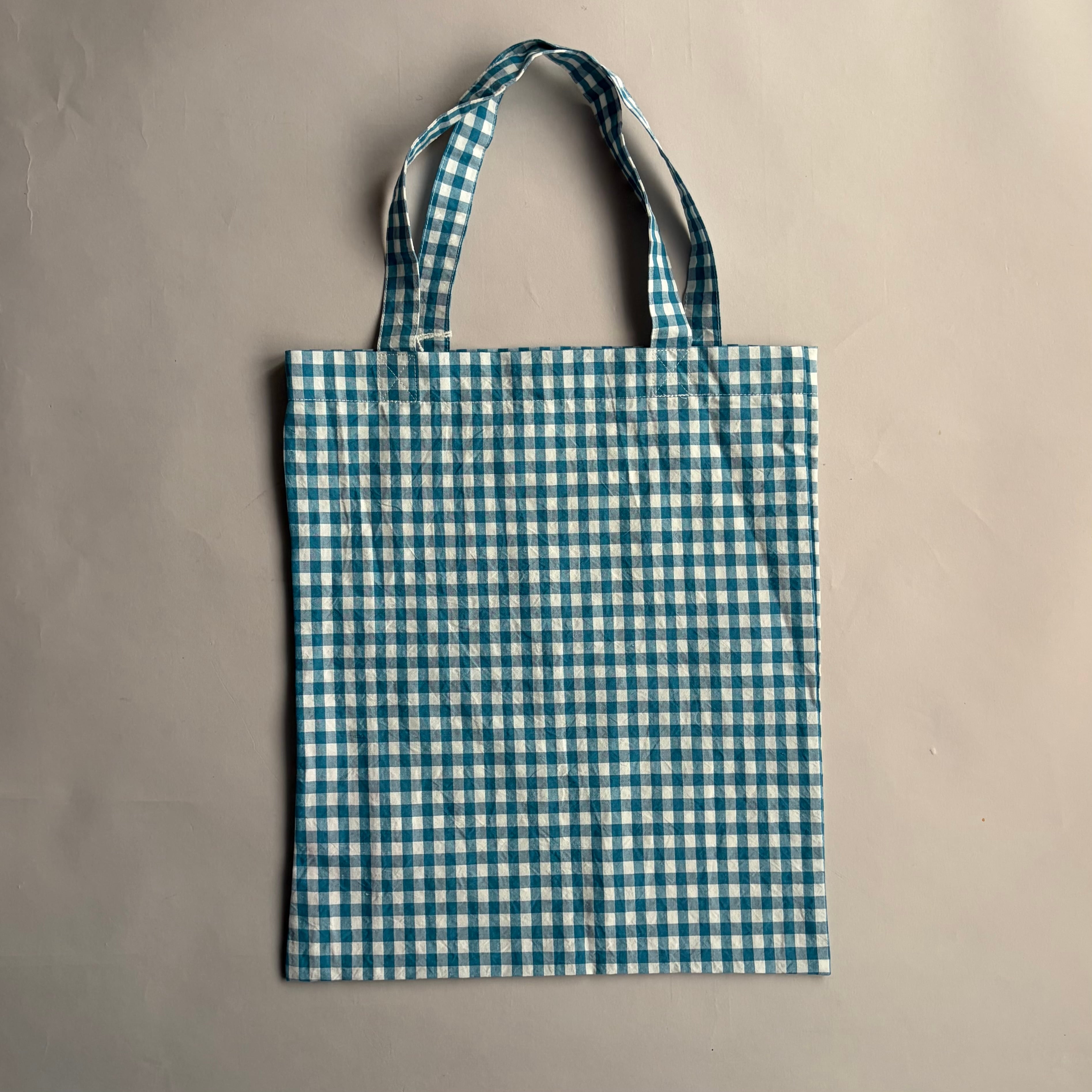 R&D.M.Co-/OLDMAN'S TAILOR オールドマンズテーラー GINGUM CHECK TOTE