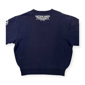 CAPTAIN SANTA キャプテンサンタ BIGプリント フルデコ 長袖 スウェット トレーナー シャツ サイズ L /ネイビー