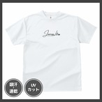 [ビッグロゴ] ドライTシャツ White