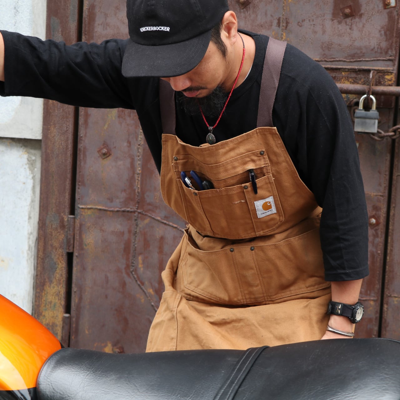 Carhartt カーハート 103439 Farm Duck Apron ファームハンドダック エプロン 作業用 作業着 仕事用 MAVAZI  マバジ