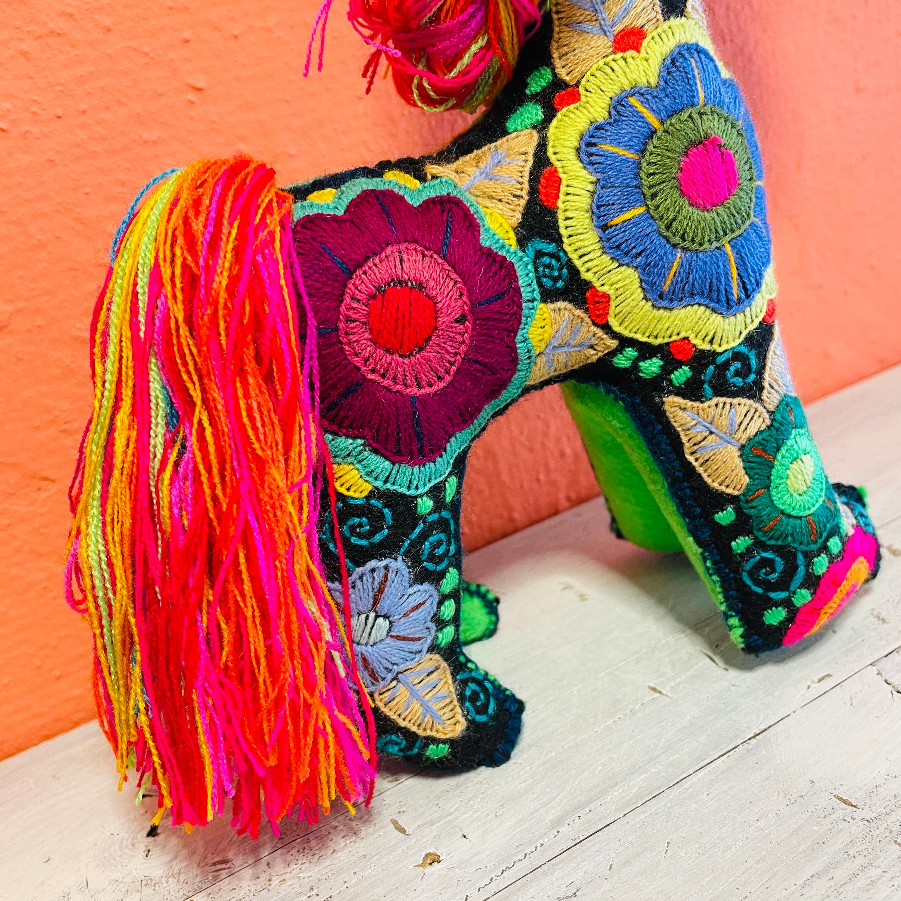 チアパス アニマリート 刺繍作家 ウマ Chiapas Animalito high quality