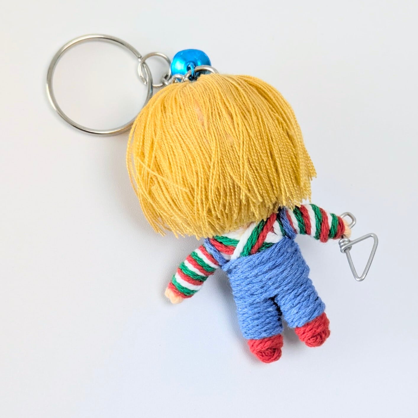 【 CHUCKY ( チャッキー ) 「チャイルドプレイ」 】 Voodoo doll KeyHolder / ブードゥー人形 / 身代わり人形 /お守り人形  〚アメリカン雑貨 アメトイ〛