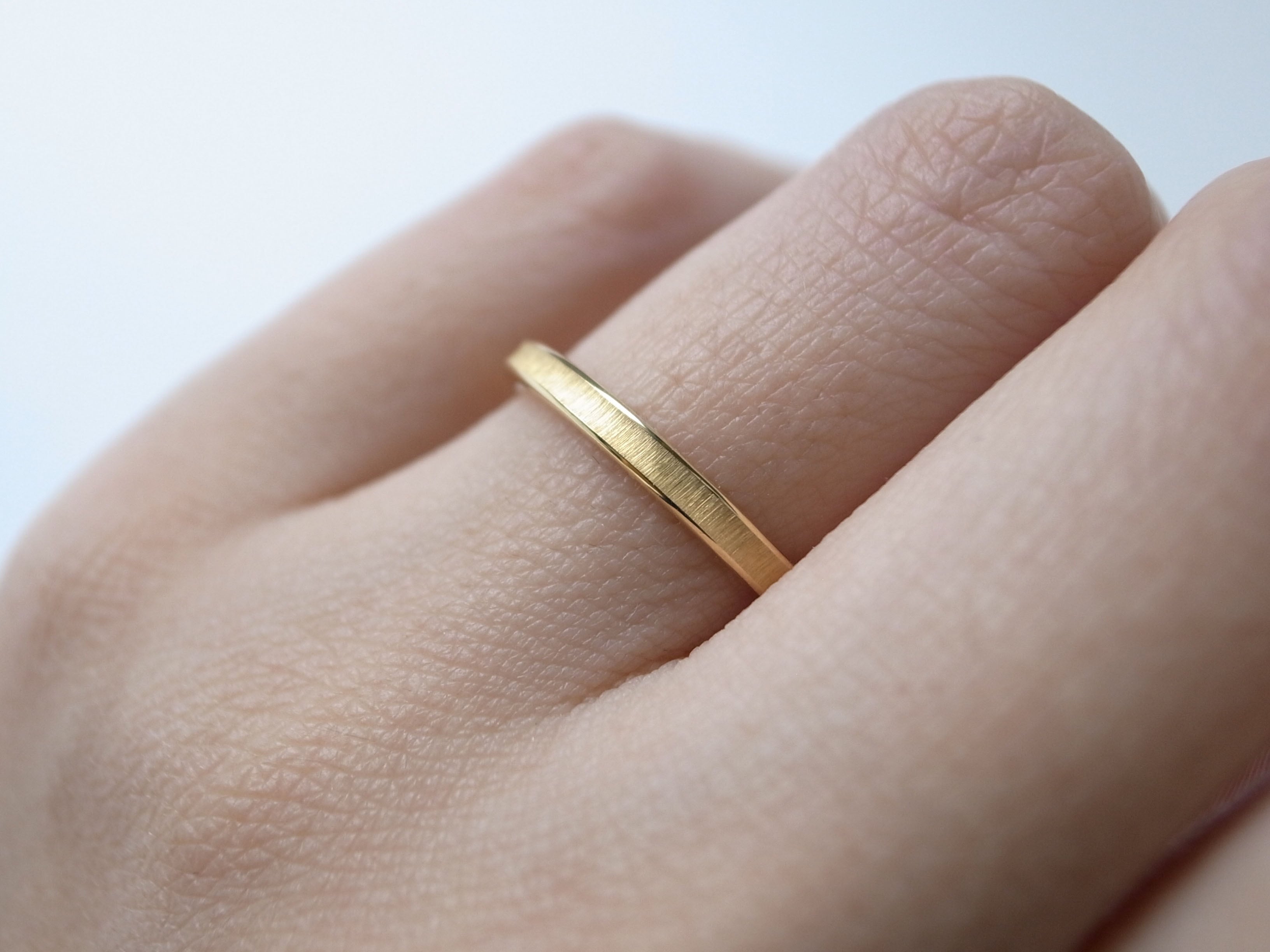 pairing・stamp】K18YG・silver950/gloss ring | niruc pairing・stamp】K18YG・silver950/gloss ring | niruc