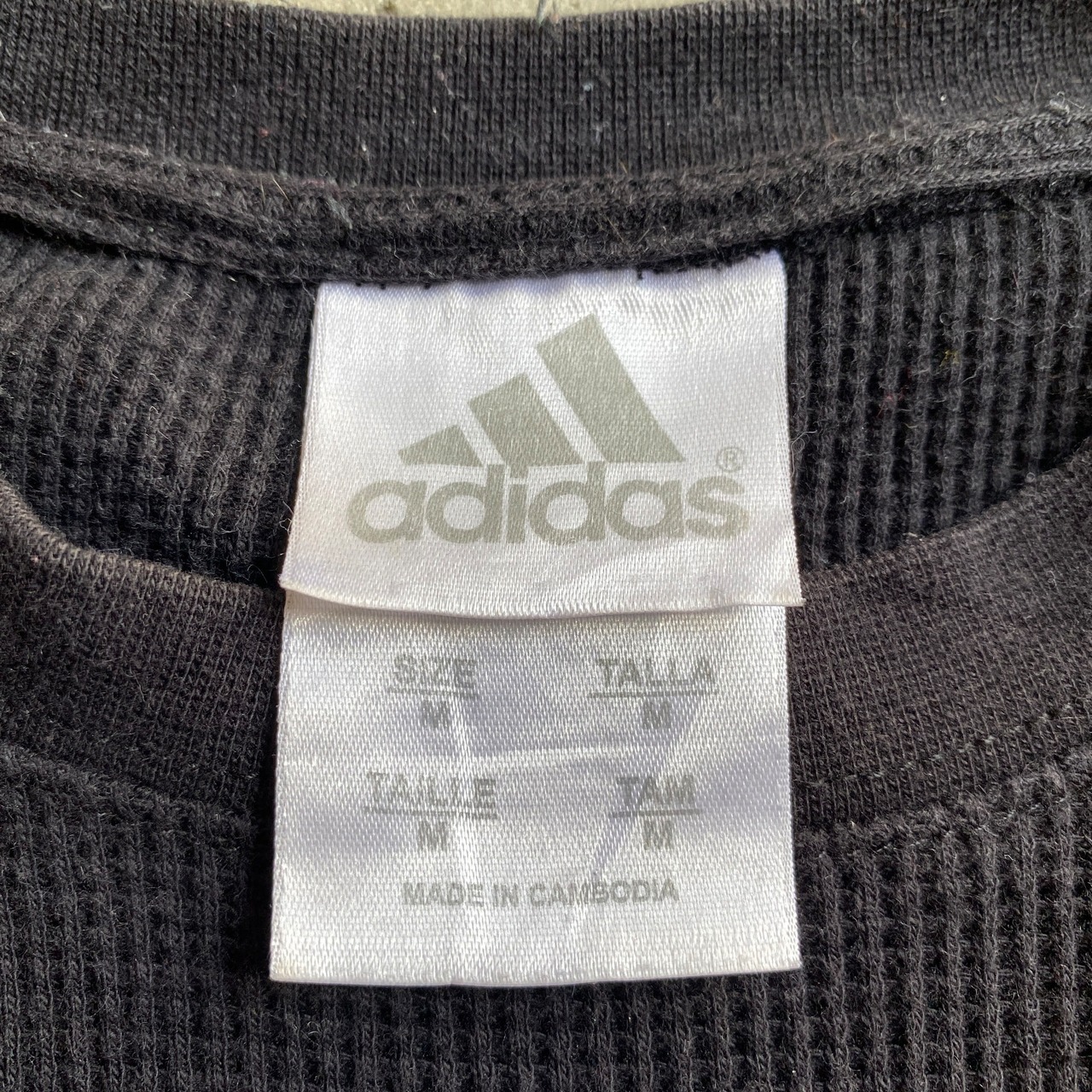 00年代 adidas アディダス パフォーマンスロゴ ワンポイントロゴ刺 