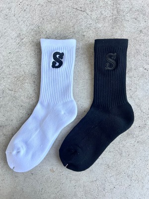 S刺繍 SOCKS