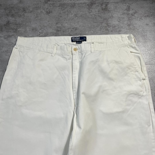 90-00s Ralph Lauren 40/30 ホワイトパンツ 詳細写真4
