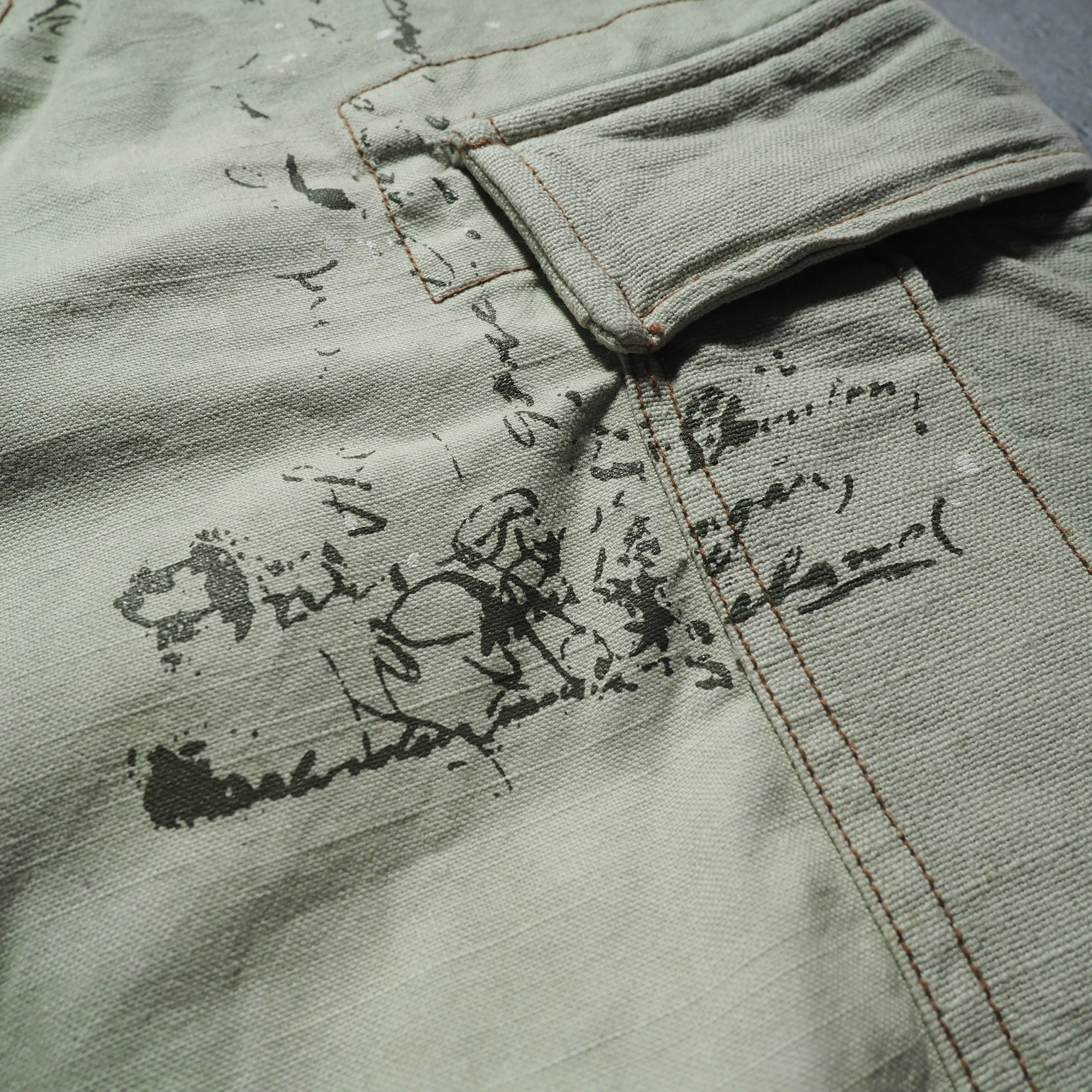 ” AVIREX ” ” Special ” Camouflage × painted Design military cargo pants