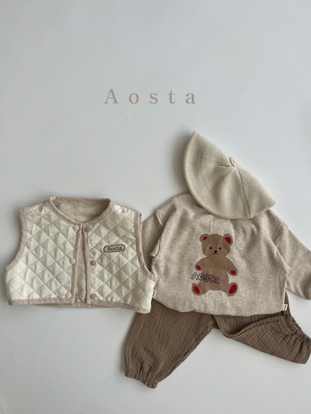 《秋ご予約》animal t-shirt  ★ ｜ご予約 秋 aosta アオスタ tops トップス 女の子 男の子 ベビー