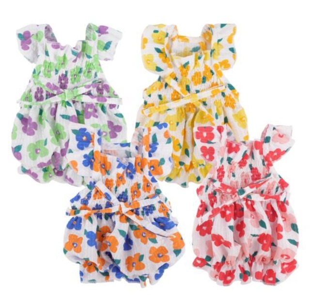 《予約》3101431 パンジーフラワーワンピース