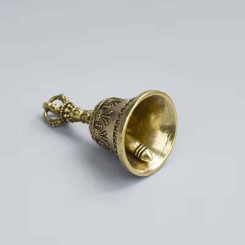 仏教鈴 ミニベル 金属製 ハンドベル 密教法具 仏具 鐘 チベットベル