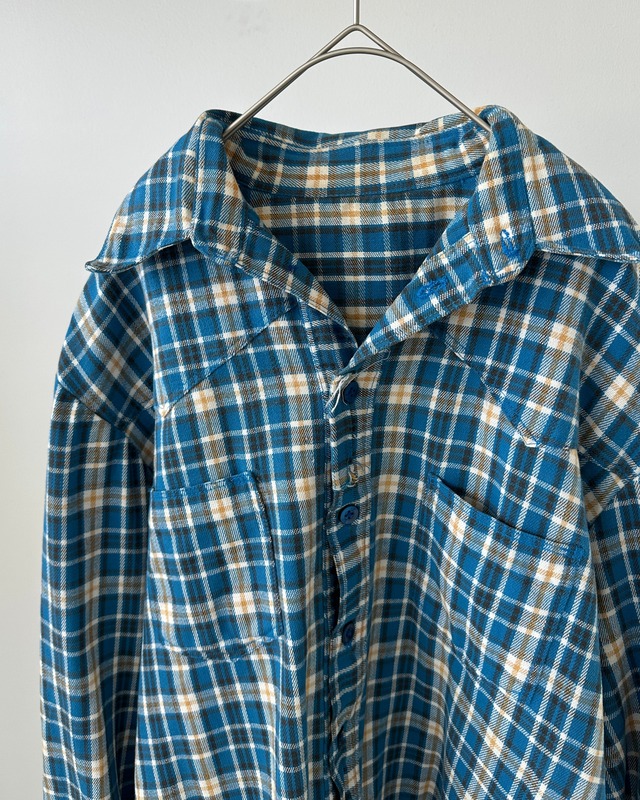 Vintage 70s Western Flannel Shirt