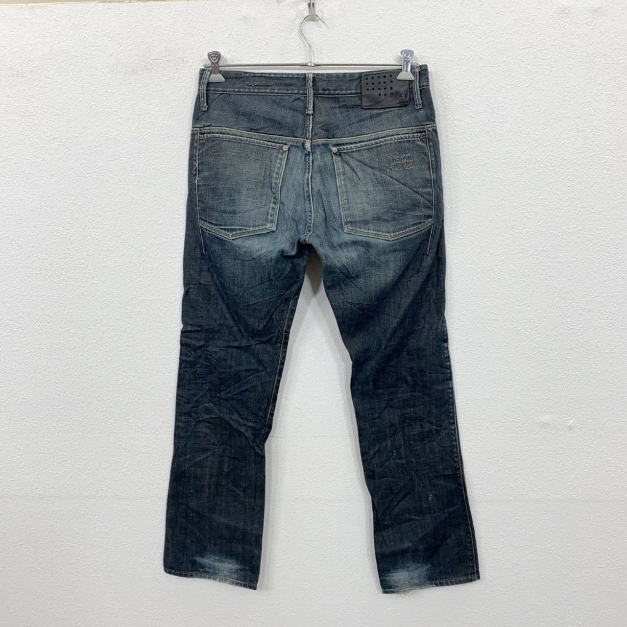 G-STAR デニムパンツ W32 ジースター インディゴ ボタンフライ 古着卸 