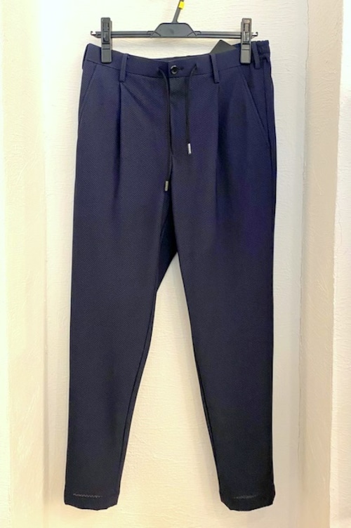 Light Honeycomb Easy Slacks　Navy