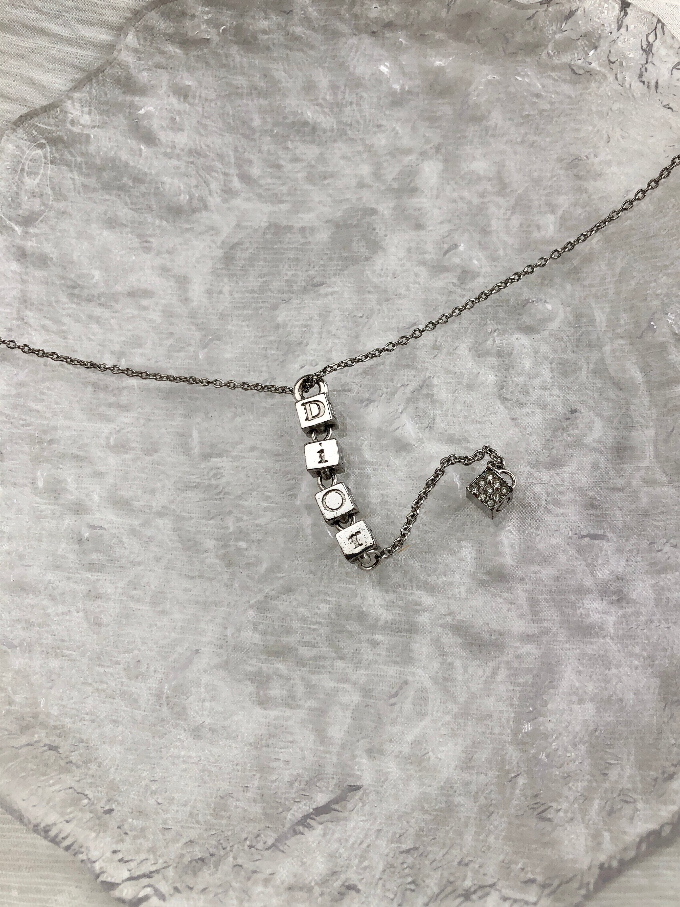 Christian Dior クリスチャン ディオール ネックレス シルバー