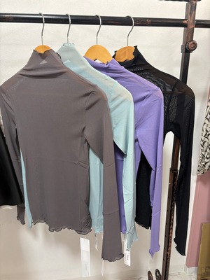 praia チュールハイネックインナー　24395