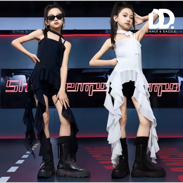 フリルキャミソール セットアップ　｜ショートパンツ キャットウォーク キッズダンス 衣装 ガールズ衣装 KPOP