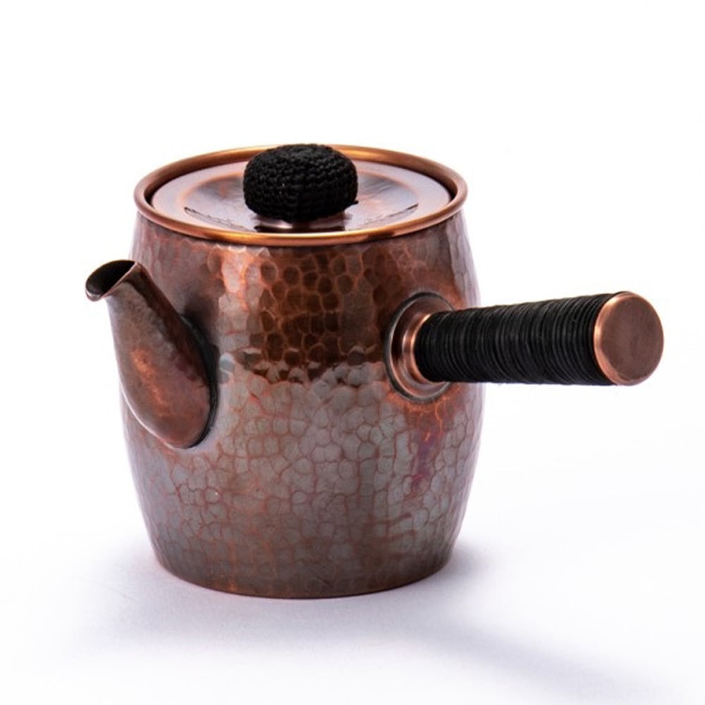 銅製 打ち出し模様 急須