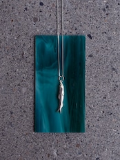 Jelly Fish/ BABY ANCHOVY NECKLACE
